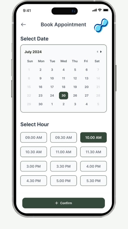 Make an appointment online